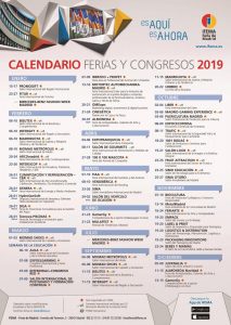 Calendario IFEMA 2019
