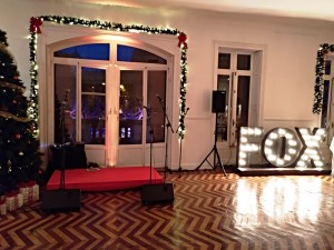 Eventos corporativos Navidad Fox en palacio de Santa Bárbara