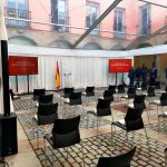 Celebración del Día del Libro en la sede histórica del Instituto Cervantes (Alcalá de Henares)